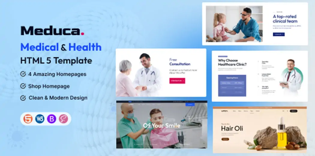 Meduca - Medical & Health HTML Template