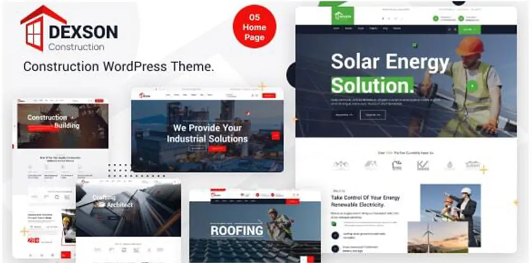 Dexson - Construction WordPress Theme