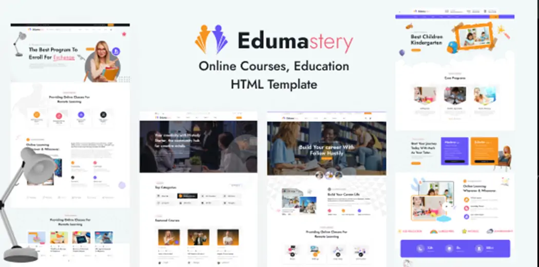 Edumastery - Education & Online Courses HTML Template