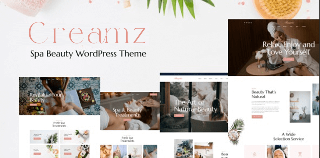 Creamz - Spa Beauty WordPress Theme